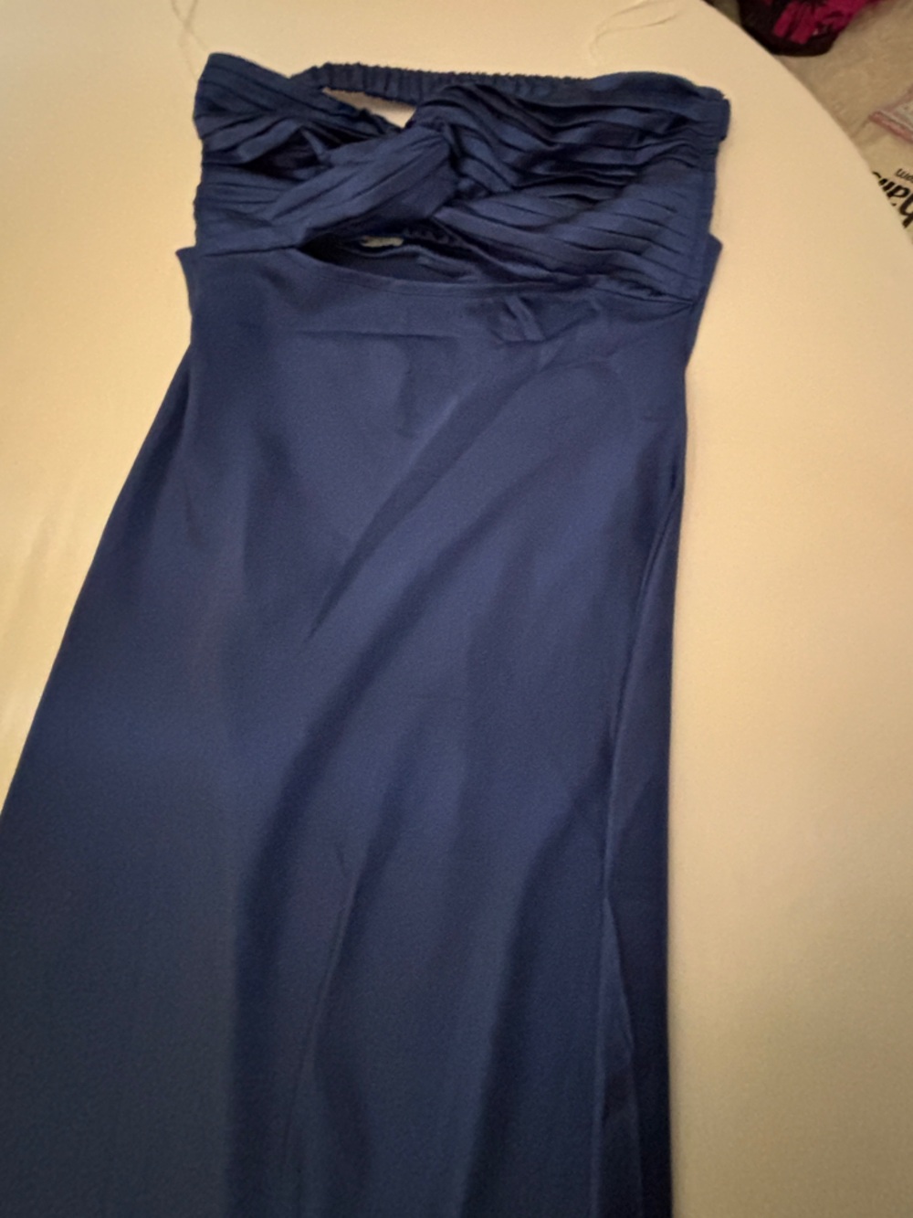 Royal Blue Slinky Strapless Form-fitting Dress ~ New Women’s Size 10 - Picture 10 of 15